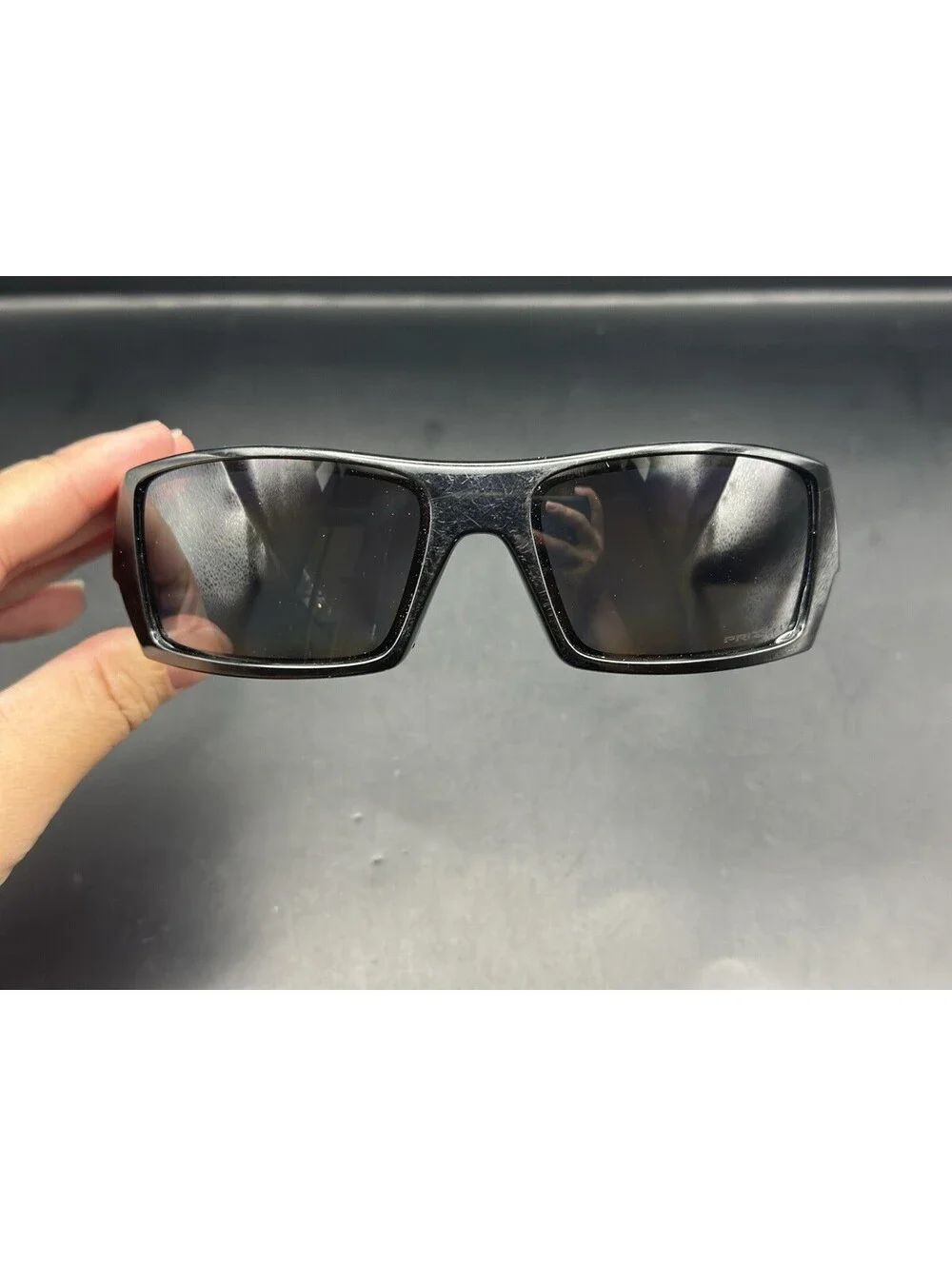 Oakley Gascan Polished Black/Prizm Grey Polarized Lenses (Camo Icons)